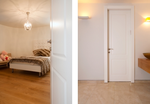 דלת פנים 2 פאנל  חריטה עמוקה-דגם 711