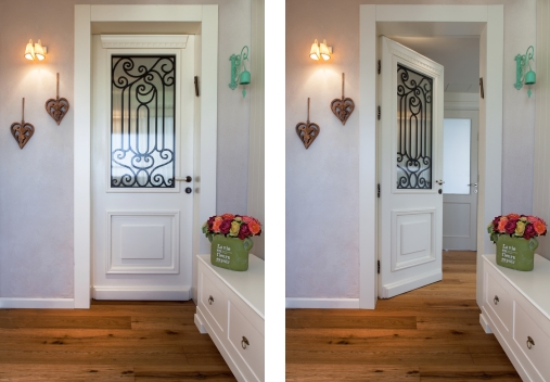 דלת כנף אחת מעוצבת דגם 116